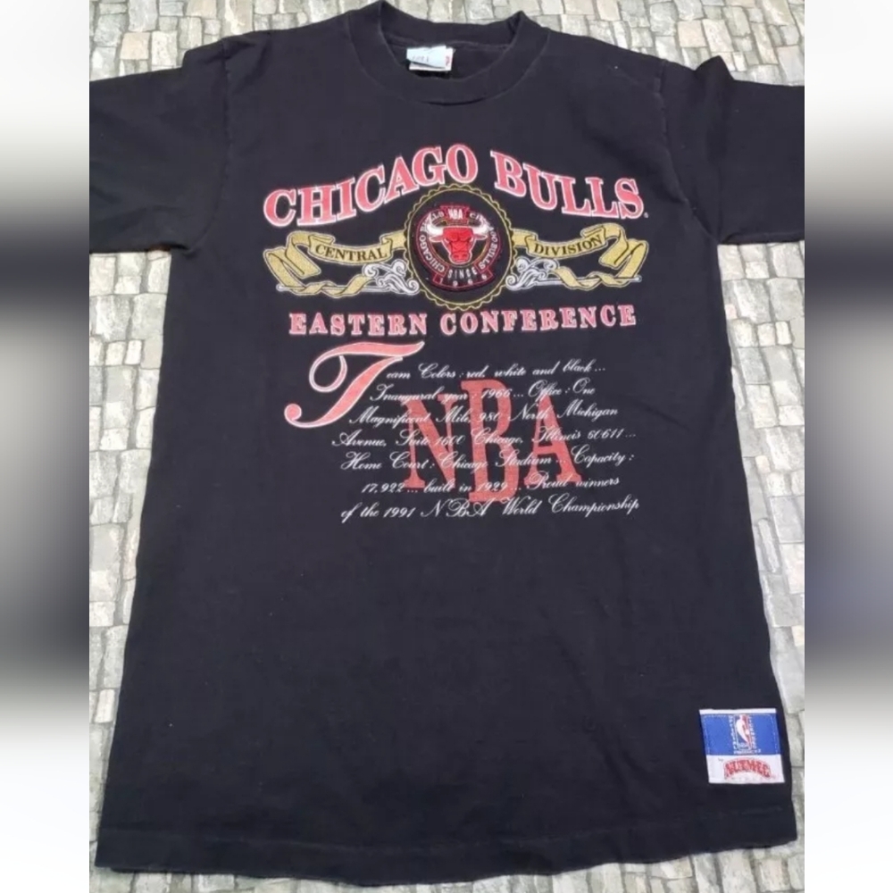 Vintage 90s‎ 1992 Chicago Bulls Nutmeg Mills Usa Made Size Large